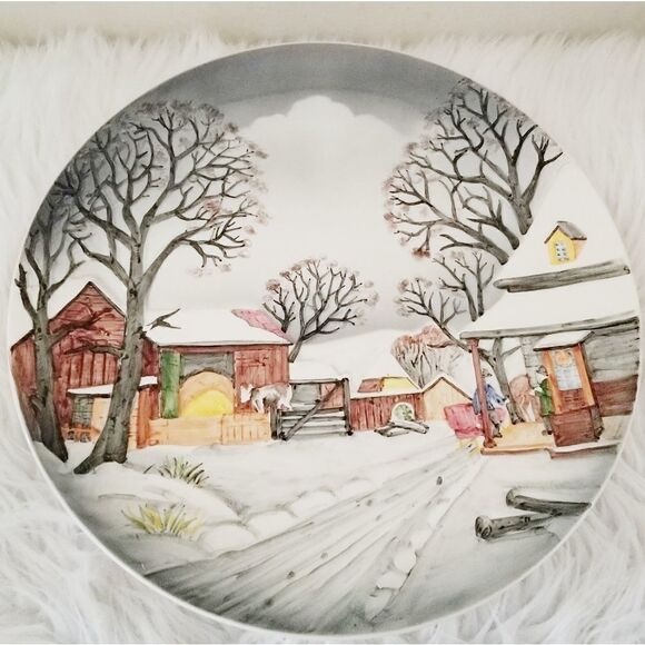 Western Germany origin winter farm scene - Picture 1 of 4